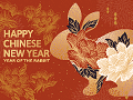 Chinese New Year eCards Design (Year of the Rabbit)
